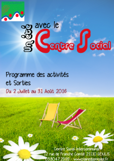 Plaquette animations été 2016